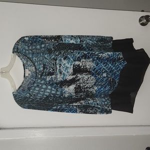 Long sleeve tunic blouse